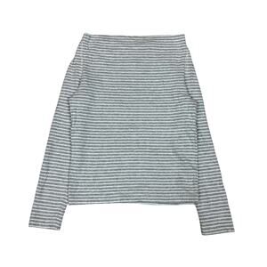 Standard James Perse Striped Cowl Funnel  Neck Top Women's Small
